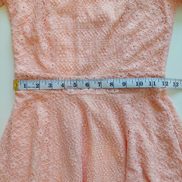 H&M Peach Lace Short Sleeve Dress - Picture 4 of 10